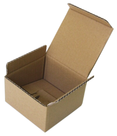 Ruda atvira kvadratinė dėžutė