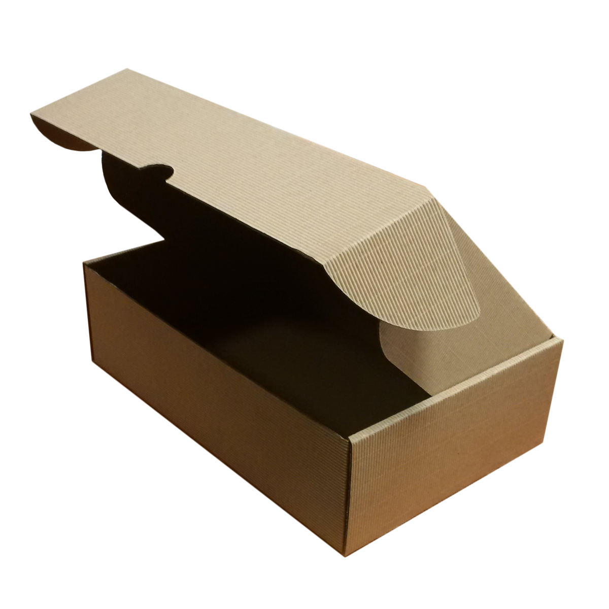 Atvira ruda dėžutė